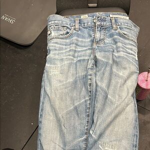 AG Adriano Goldschmied Women's Boyfriend Jeans - Light Blue